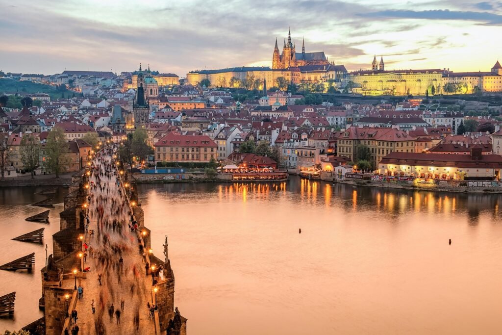 Scenic view of Prague during a 6 Days Multi Country Tour in Central Europe