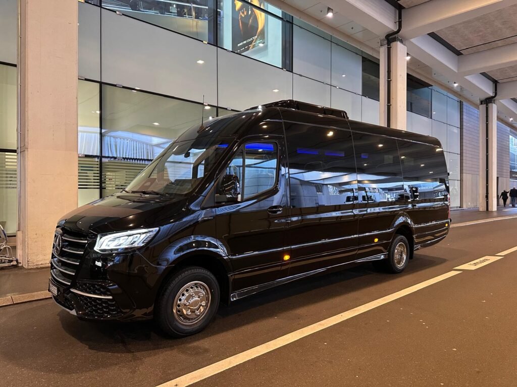 Private Chauffeur Services in Europe with luxury Mercedes vehicle and professional driver for business and leisure travel