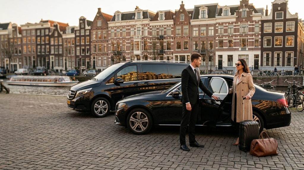 Motorista para diplomatas na Moldávia com veículo executivo de luxo para transfers de aeroporto e transporte oficial em Chișinău